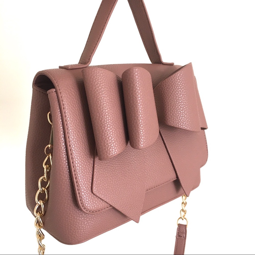 Large Bow Mauve Pink Harajuku Kawaii Handbag - Picture 3 of 10